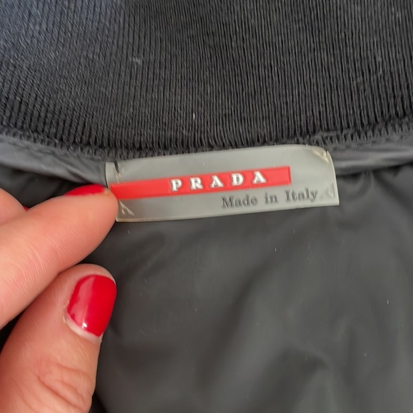 Prada Black Suede Jacket Size 40 - Picture 11 of 14